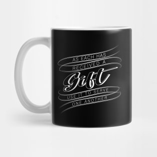 'Use It To Serve One Another' Food and Water Relief Shirt Mug